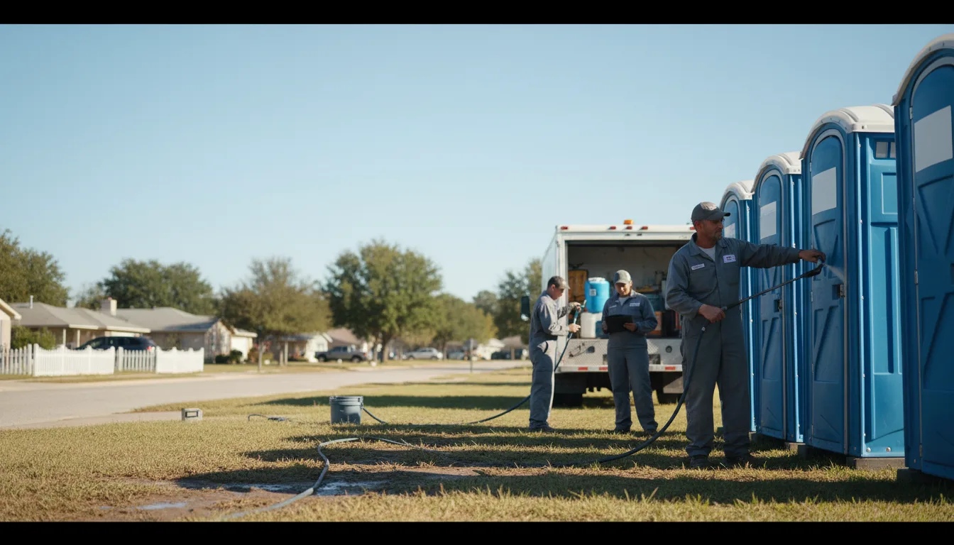 Long-Term Portable Toilet Rental in Pencil Bluff, AR near me